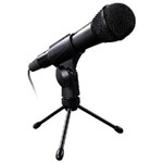 Microfone Dinamico com Cabo Usb 1.8m Podcast-300u, Suporte de Mesa para Microfone
