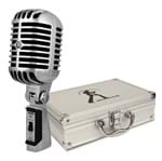 Microfone Dinâmico com Fio Arcano AM-V55 Vintage C/ Imperfeições