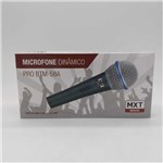 Ficha técnica e caractérísticas do produto Microfone Dinâmico com Fio Profissional Preto - Mxt