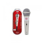 Microfone Dinamico de Plastico M-996 Prata Cabo 3.0m Od: 4.0mm - Mxt