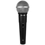 Microfone Dinâmico Mão com Fio LESON LS 50 Preto