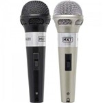Microfone Dinâmico Plastic M-201 Preto Mxt