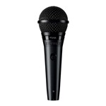 Microfone Dinâmico Shure PGA58-LC Cardióide Preto Bolsa com Zíper
