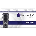 Ficha técnica e caractérísticas do produto Microfone Dinâmico Supercardióide Mdc101 Preto Harmonics - Hamonics