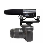 Ficha técnica e caractérísticas do produto Microfone Direcional Greika Gk-sm10 para Câmeras Youtube