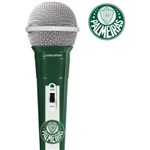 Microfone do Palmeiras com Fio Verde e Branco Mic-10 Waldman