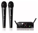 Ficha técnica e caractérísticas do produto Microfone Duplo Sem Fio AKG WMS40 Mini Dual MINI2VOC-US25B/D