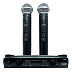 Microfone Duplo Sem Fio Profissional UHF302 687.6-695.5mhz MXT