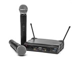 Ficha técnica e caractérísticas do produto Microfone Duplo Sem Fio UHF Wireless Profissional LE-906 - Lelong