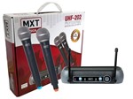 Ficha técnica e caractérísticas do produto Microfone Duplo UHF Sem Fio UHF-202 MXT