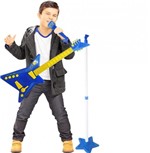 Ficha técnica e caractérísticas do produto Microfone e Guitarra Infantil Rock Star - Azul ou Rosa - Zoop Toys