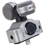 Microfone Estéreo Zoom IQ7 Profissional para IPhone 5/iPhone 6 e IPads - Prata