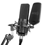 Microfone Estúdio Condensador BOYA BY-M800 de Grande Diafragma
