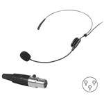 Ficha técnica e caractérísticas do produto Microfone Headset C/ Fio P/ Body Pack,Uni,9,7 Mm,XLR 3 Pinos - Aj Som Acessórios Musicais