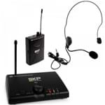 Ficha técnica e caractérísticas do produto Microfone Headset Skp Uhf - Mini-V - Bivolt com Fonte Inclusa