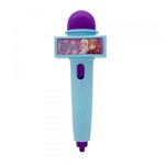 Ficha técnica e caractérísticas do produto Microfone Infantil com Eco e Luz - Azul - Disney - Frozen - Toyng