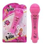 Ficha técnica e caractérísticas do produto Microfone Infantil de Brinquedo Rosa Bela Voz 99 Express