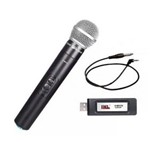 Microfone Jwl U-8017x S/fio Uhf Simples Usb-mao