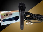 Ficha técnica e caractérísticas do produto Microfone Kadosh Dinâmico Kds-300 C/cabo 5m