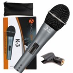 Microfone Kadosh K-3 de Mão com e Bag Protetora