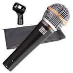 Ficha técnica e caractérísticas do produto Microfone Kadosh K58A Dinâmico profissional para Vocal com Bag e Cachimbo