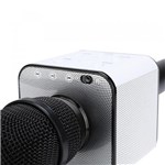 Ficha técnica e caractérísticas do produto Microfone Karaoke Bluetooth Oex 6w Rms Preto Mk-100