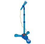 Ficha técnica e caractérísticas do produto Microfone Karaokê com Pedestal - Fênix - Azul