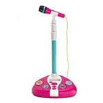 Ficha técnica e caractérísticas do produto Microfone Karaokê Fabuloso Barbie Conecta Celular e MP3 - Fun