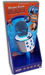 Ficha técnica e caractérísticas do produto Microfone Karaokê Show Bluetooth Azul Toyng 36739 Azul