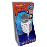 Ficha técnica e caractérísticas do produto Microfone Karaokê Show Bluetooth Prata Toyng 36739