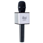 Ficha técnica e caractérísticas do produto Microfone Karaoke Voice Bluetooth Preto 6W MK100 Oex