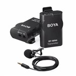 Ficha técnica e caractérísticas do produto Microfone Lapela Sem Fio Boya By-wm4 para Smartphone e Câmera