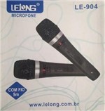 Ficha técnica e caractérísticas do produto 2 Microfone Lelong LE -904 C/ Fio