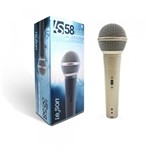 Microfone LeSon LS 58 - Dinâmico Unidirecional Cardióide - Linha Profissional - Le Son