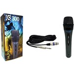 Microfone Leson com Fio Profissional Ls300 Cabo de 5 Metros