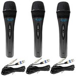 Ficha técnica e caractérísticas do produto Microfone Leson Ls300 Vocal + Cabo Kit C/ 3