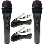 Ficha técnica e caractérísticas do produto Microfone Leson Ls300 Vocal + Cabo Kit C/ 2