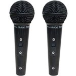 Ficha técnica e caractérísticas do produto 2 Microfone Leson Sm58 P4 Vocal Profissional BLK