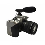 Microfone Mini Zoom para Filmadora - Vivitar
