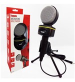 Microfone Multimídia Studio Gravação com Tripé e Cabo MT1021