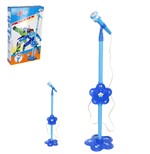 Ficha técnica e caractérísticas do produto Microfone Musical Infantil com Pedestal Hero Squad 106cm - Wellmix