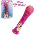 Ficha técnica e caractérísticas do produto Microfone Musical Infantil Princesas com Luz a Pilha na Cartela