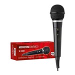Ficha técnica e caractérísticas do produto Microfone MXT Dinamico M-1800B Preto