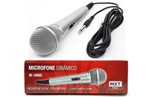 Ficha técnica e caractérísticas do produto Microfone MXT Dinamico M-1800S Prata