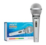 Microfone MXT M-1138 Prata Metal com Fio 3 Metros 541020 - eu Quero Eletro