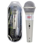 Ficha técnica e caractérísticas do produto Microfone MXT M-996 Plastico Prata com Fio 3 Metros 541023 - eu Quero Eletro
