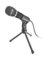 Ficha técnica e caractérísticas do produto Microfone P2 Condensador Streamer Trust T21671 Starzz All Around 2.5m