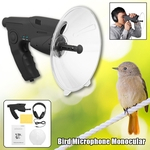 Ficha técnica e caractérísticas do produto 200 M de Longo Alcance Amplificador 8X Amplificador de Som Observador de Gravação de Ouvido Espião Dispositivo de Escuta para Observação de Aves