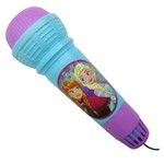 Microfone Plástico com Eco Frozen Disney Brinquedo Infantil - Min8 613140