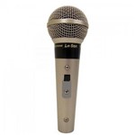 Microfone Profissional com Fio Cardióide Bege SM58 B Leson